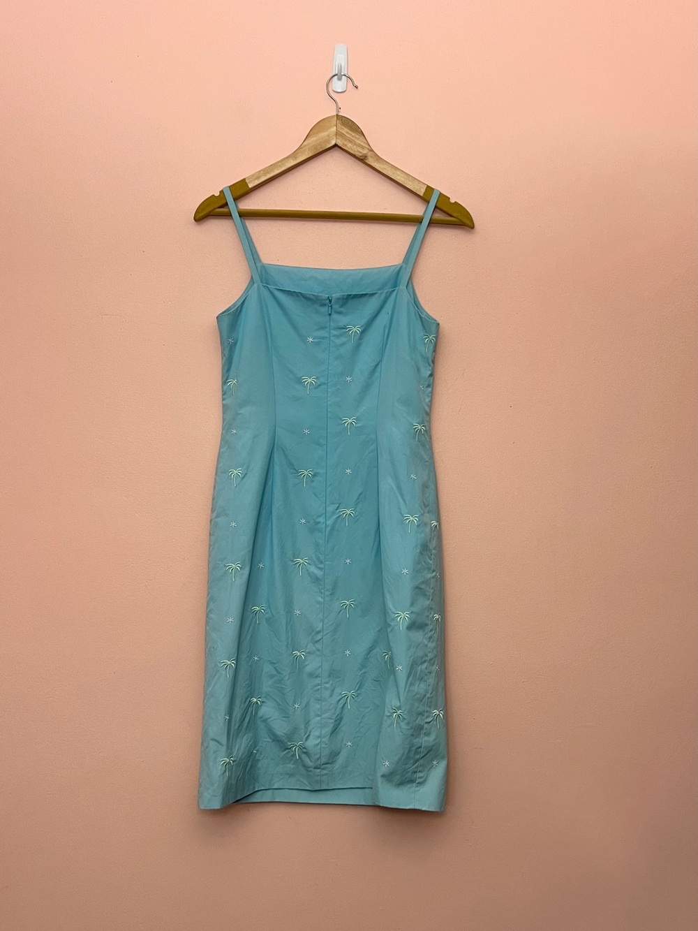 Brooks Brothers Vibrant Embroidered Palm Tree Resortwear Dress Size 2 - Picture 5 of 6
